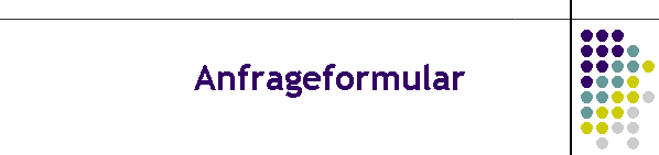 Anfrageformular